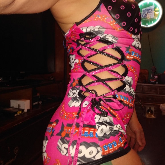 "Jam Rocks" Diva Pop Rock Star Stage Bodysuit - Picture 7 of 9